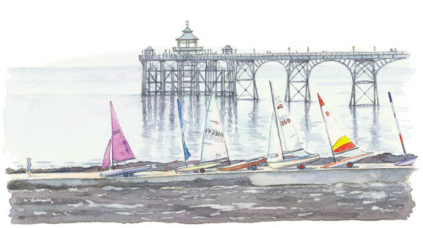 Page 101: Waiting for the tide - Clevedon Pier